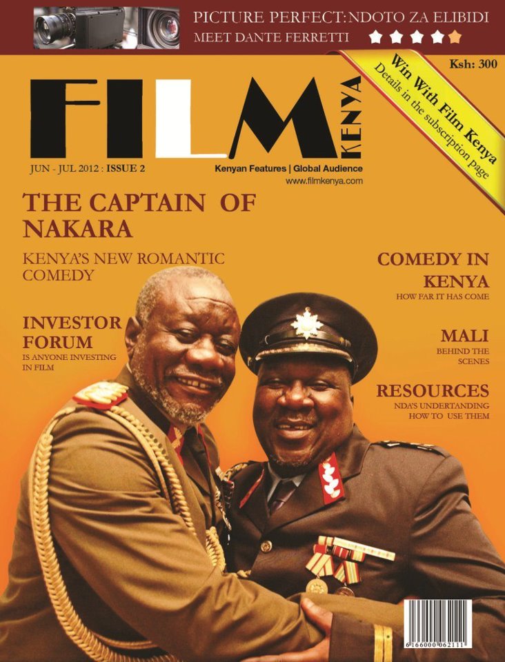 FILM KENYA magazine side cover Issue 2 June/July 2012