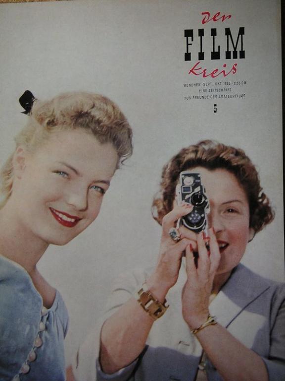FILM KREIS | DER magazine side cover September-October 1955