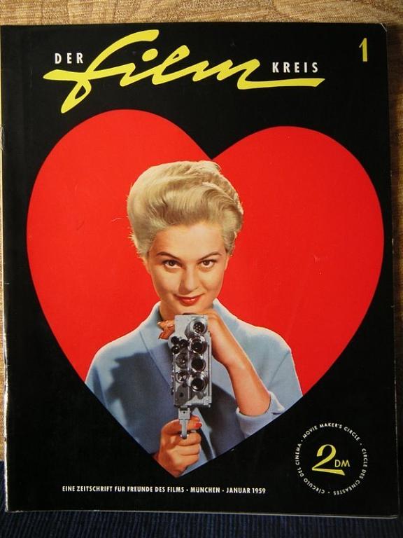 FILM KREIS | DER magazine side cover January 1959