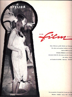 FILM KREIS | DER magazine side cover January 1963