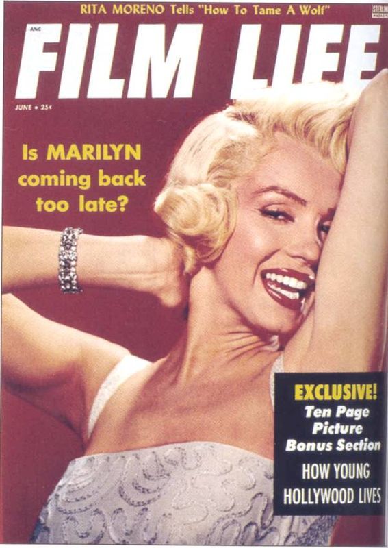 FILM LIFE magazine side cover June 1956
