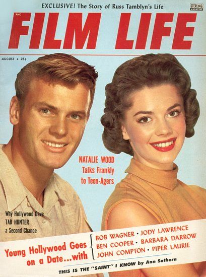FILM LIFE magazine side cover August 1956