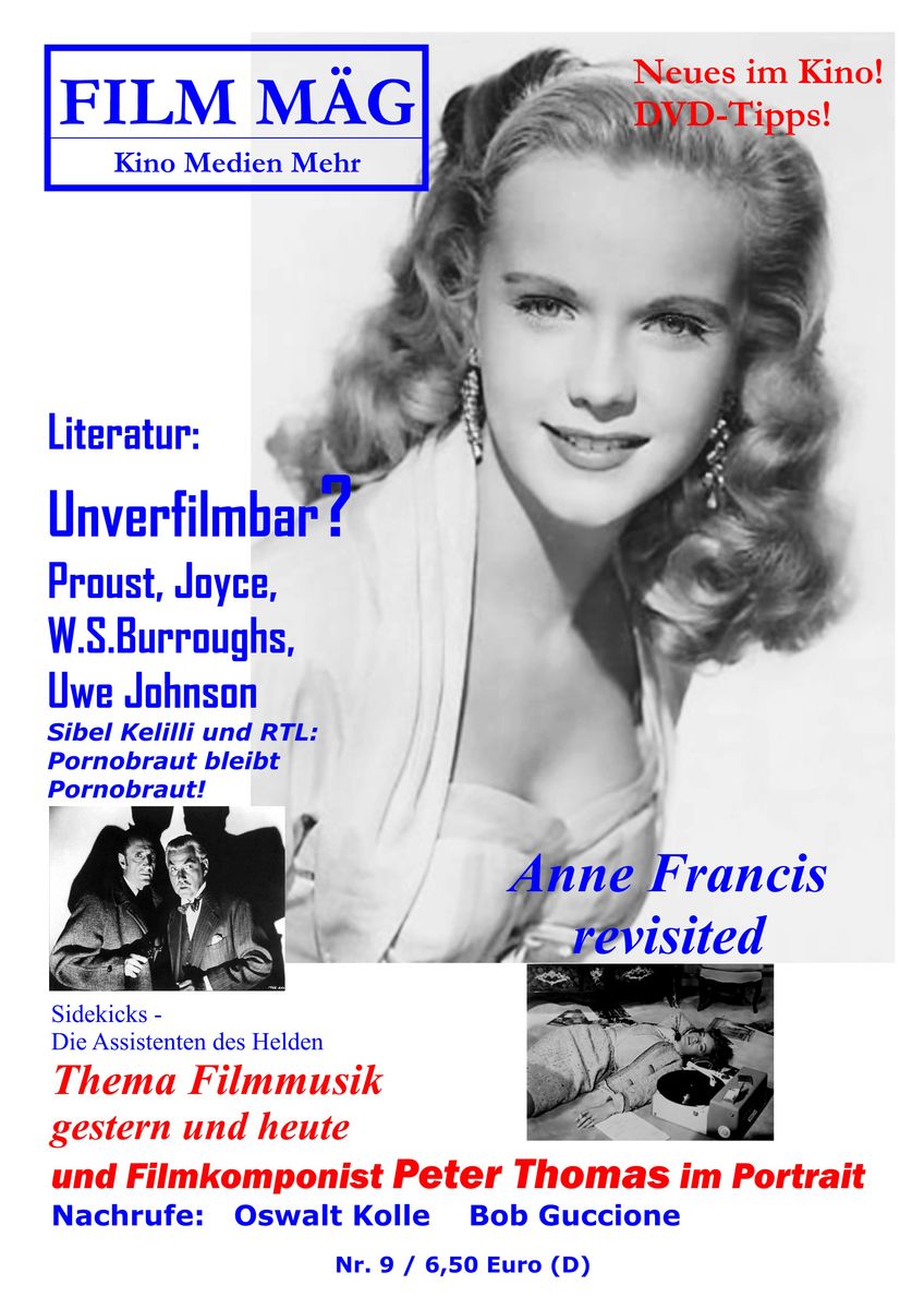 FILM MAEG magazine side cover Issue 9 November/December 2010