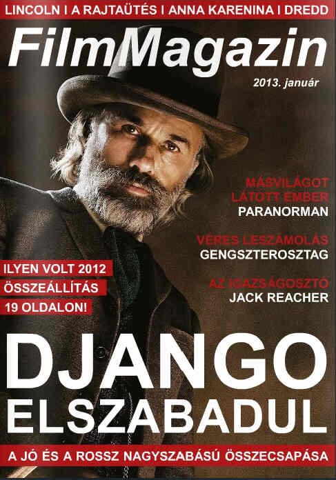 FILM MAGAZIN (Hu) magazine side cover January 2013