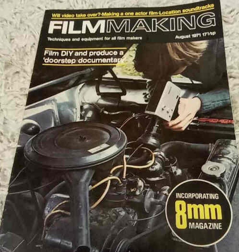FILM MAKING magazine side cover Issue 12 August 1971