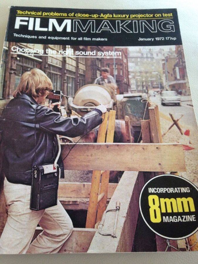 FILM MAKING magazine side cover Issue 17 January 1972
