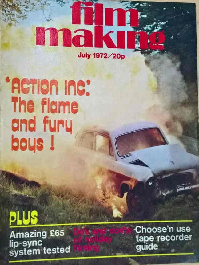 FILM MAKING magazine side cover Issue 23 July 1972