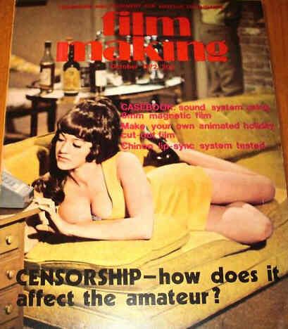 FILM MAKING magazine side cover Issue 26 October 1972