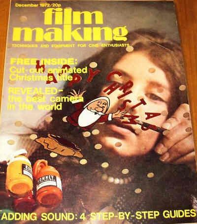 FILM MAKING magazine side cover Issue 28 December 1972