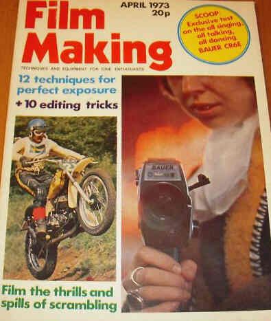 FILM MAKING magazine side cover Issue 32 April 1973