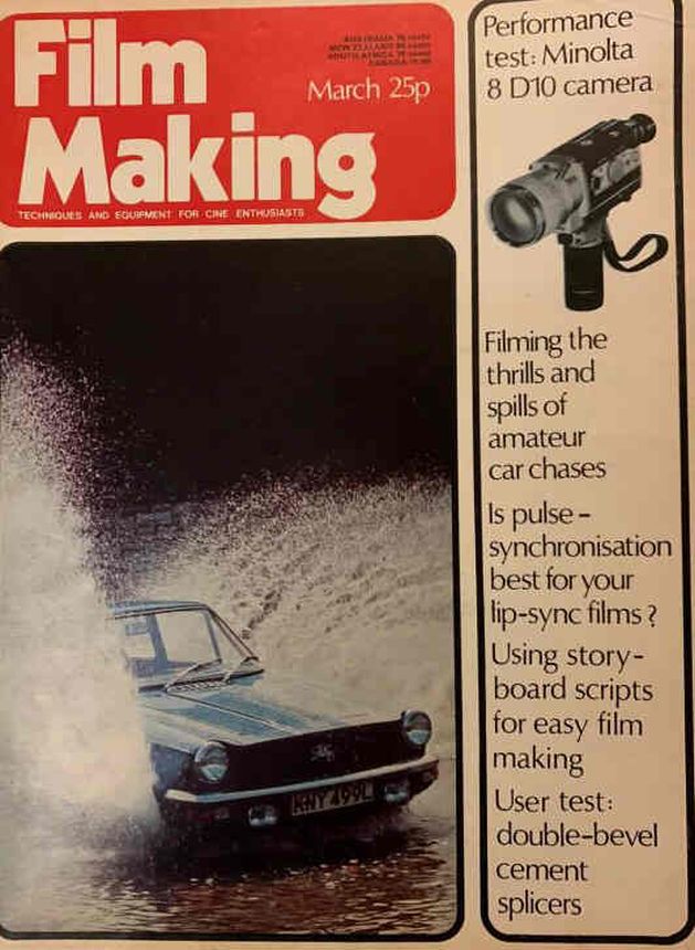 FILM MAKING magazine side cover Issue 43 March 1974
