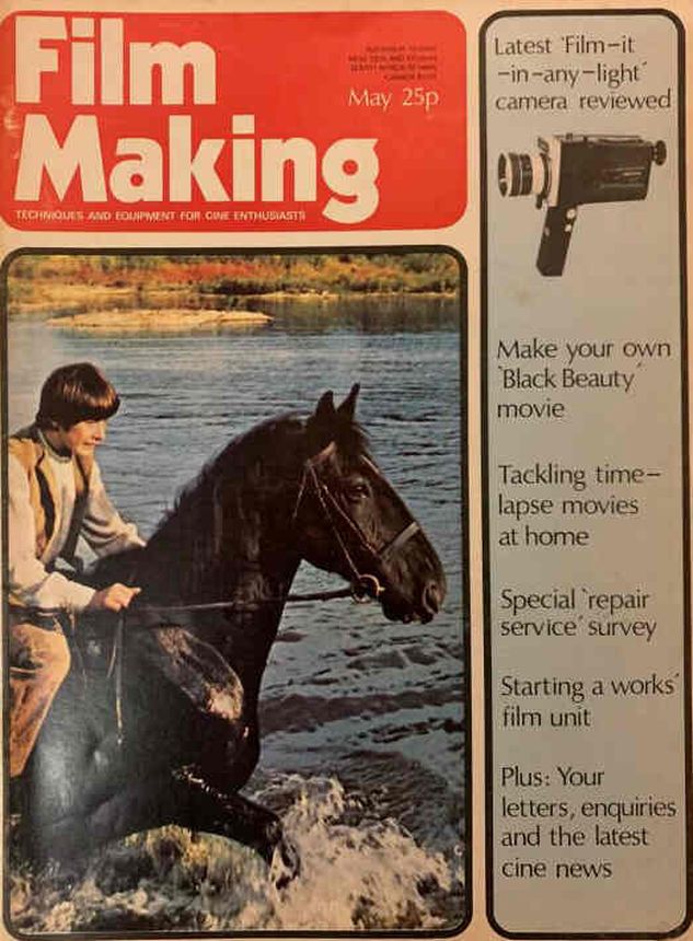 FILM MAKING magazine side cover Issue 45 May 1974