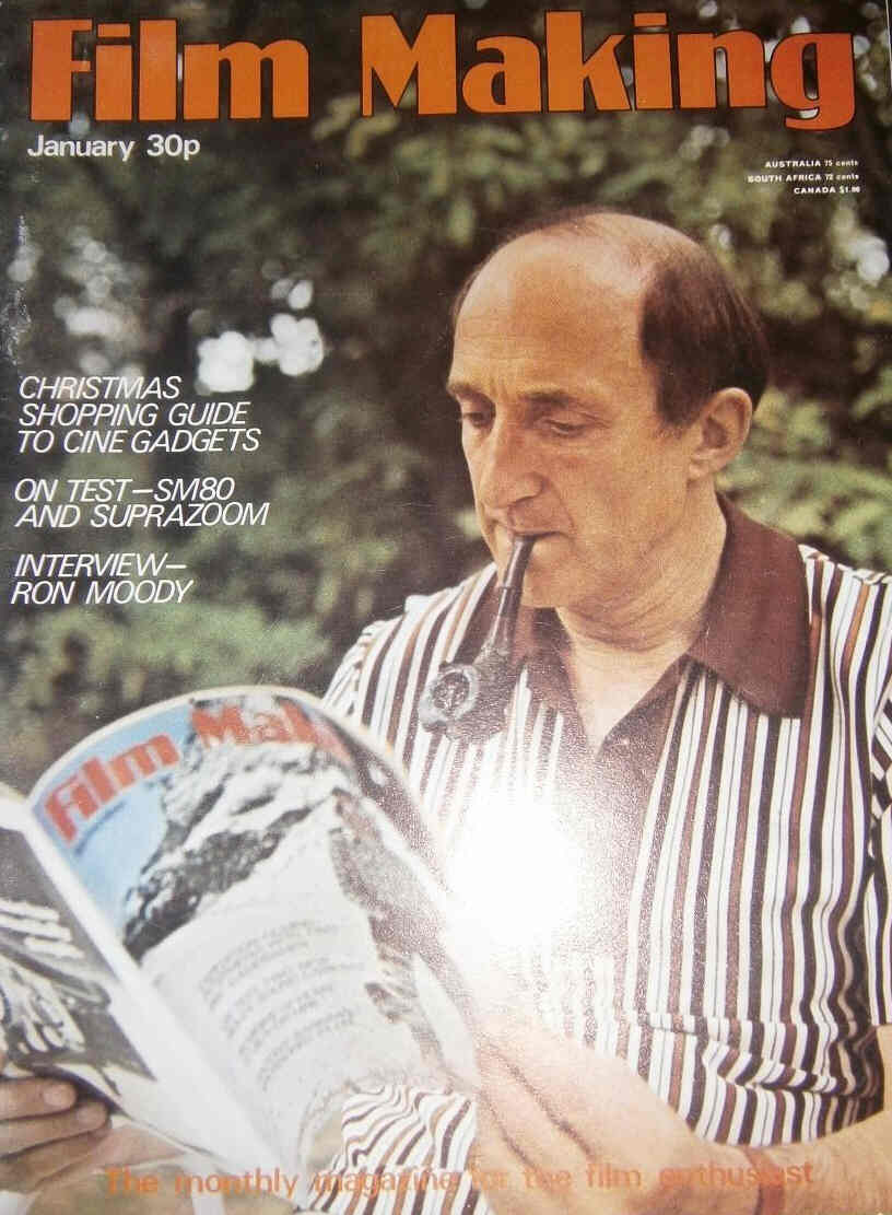 FILM MAKING magazine side cover Issue 65 January 1976