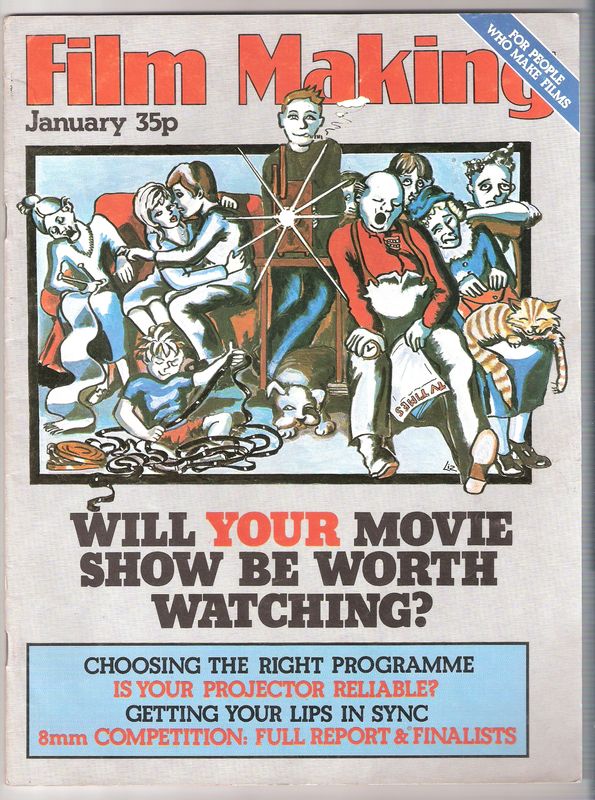 FILM MAKING magazine side cover Issue 77  Vol 14 # 10 January 1977
