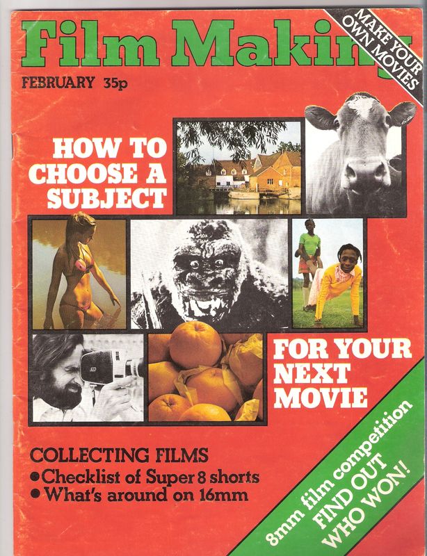 FILM MAKING magazine side cover Issue 78  Vol 14 # 11 February 1977