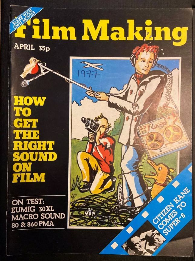 FILM MAKING magazine side cover Issue 80 April 1977