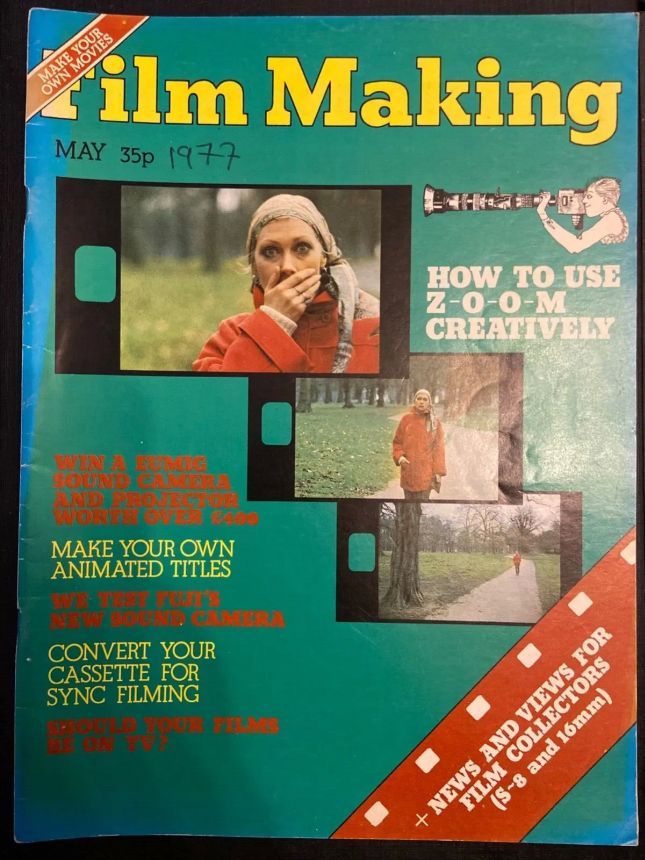FILM MAKING magazine side cover Issue 81 May 1977