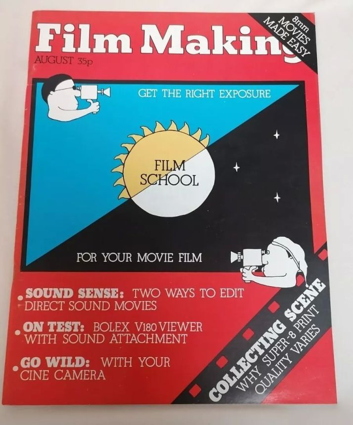 FILM MAKING magazine side cover Issue 84 August 1977
