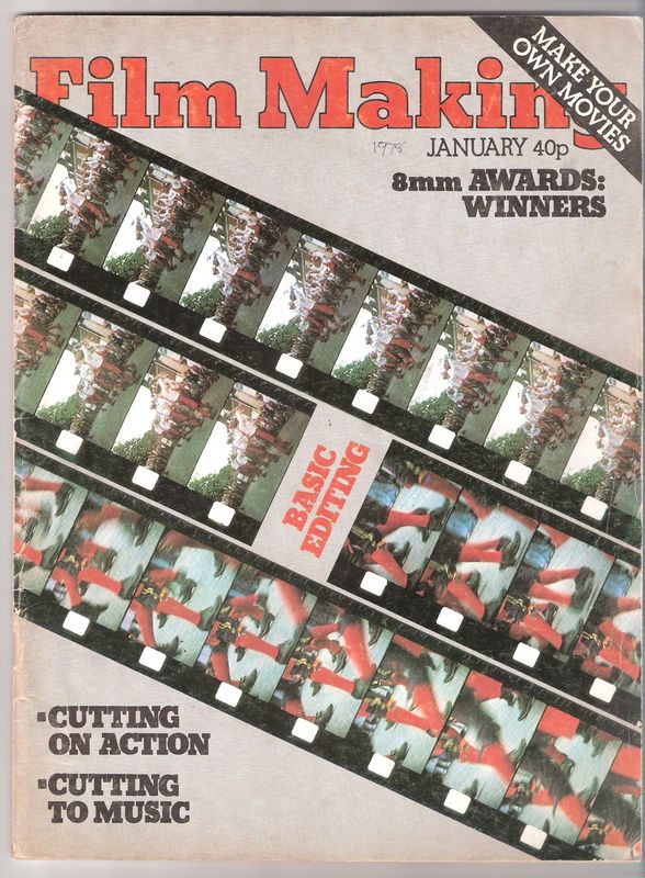 FILM MAKING magazine side cover Issue 89  Vol 16 # 1 January 1978