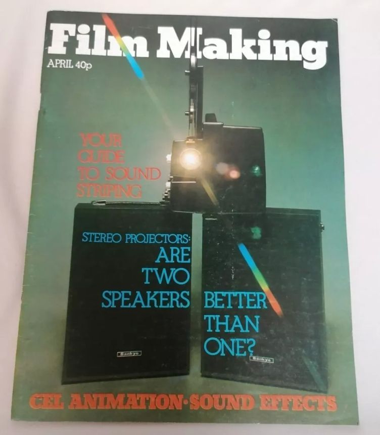 FILM MAKING magazine side cover Issue 92  Vol 16 # 4 April 1978