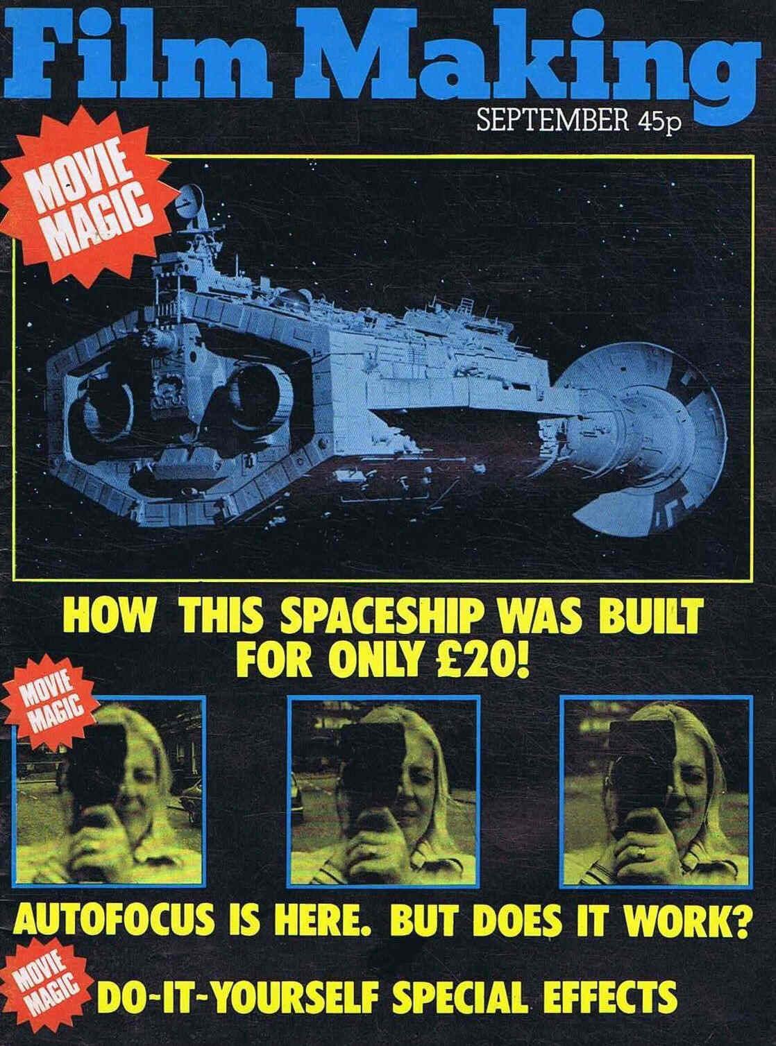FILM MAKING magazine side cover Issue 97  Vol 16 # 9 September 1978