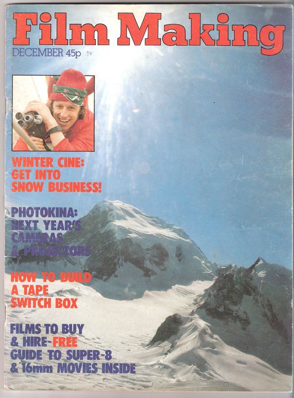 FILM MAKING magazine side cover Issue 100  Vol 16 # 12 December 1978