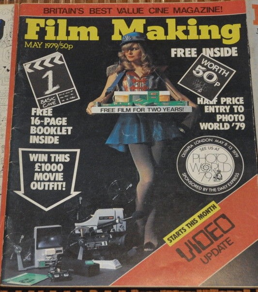 FILM MAKING magazine side cover Issue 105 May 1979