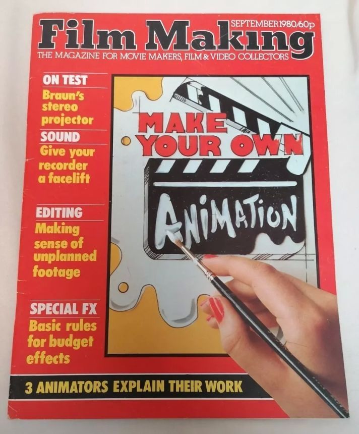FILM MAKING magazine side cover Issue 121  Vol 18 # 9 September 1980
