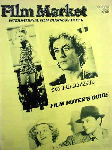 FILM MARKET magazine side cover Issue 4 October 1980