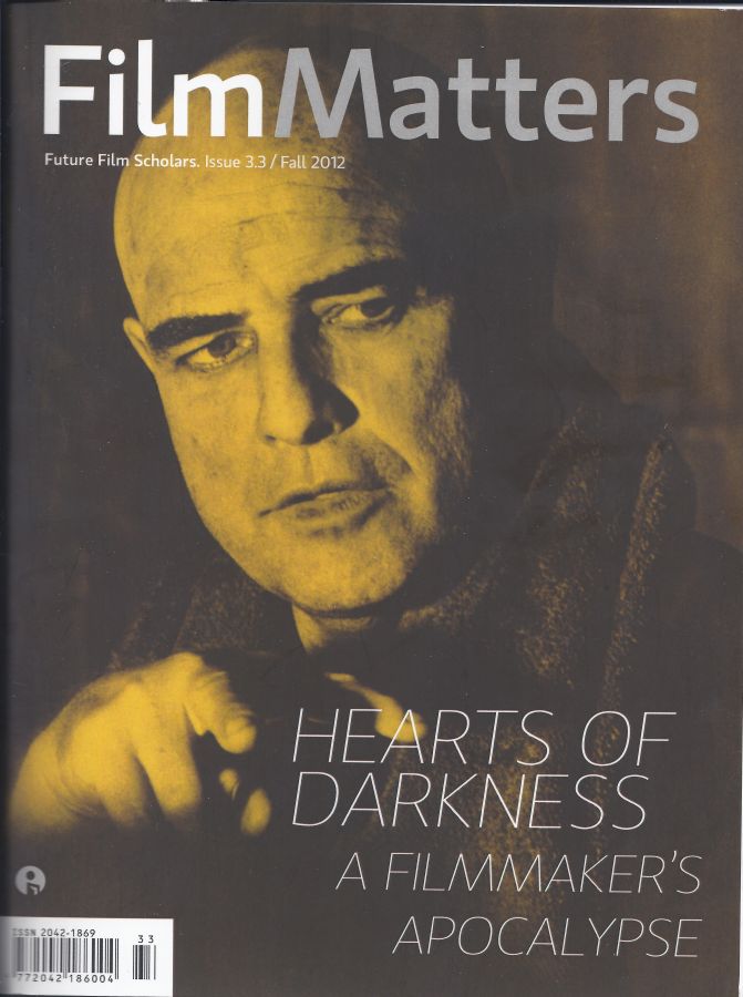 FILM MATTERS magazine side cover Issue 11  Vol 3 # 3  2012