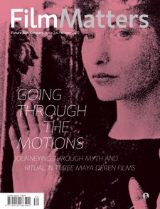 FILM MATTERS magazine side cover Issue 12  Vol 3 # 4  2012