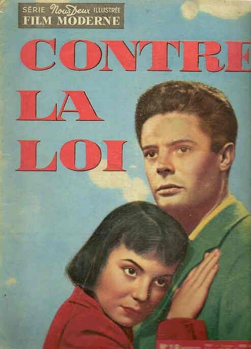 NOUS DEUX FILM MODERNE magazine side cover Issue 18 May 1958