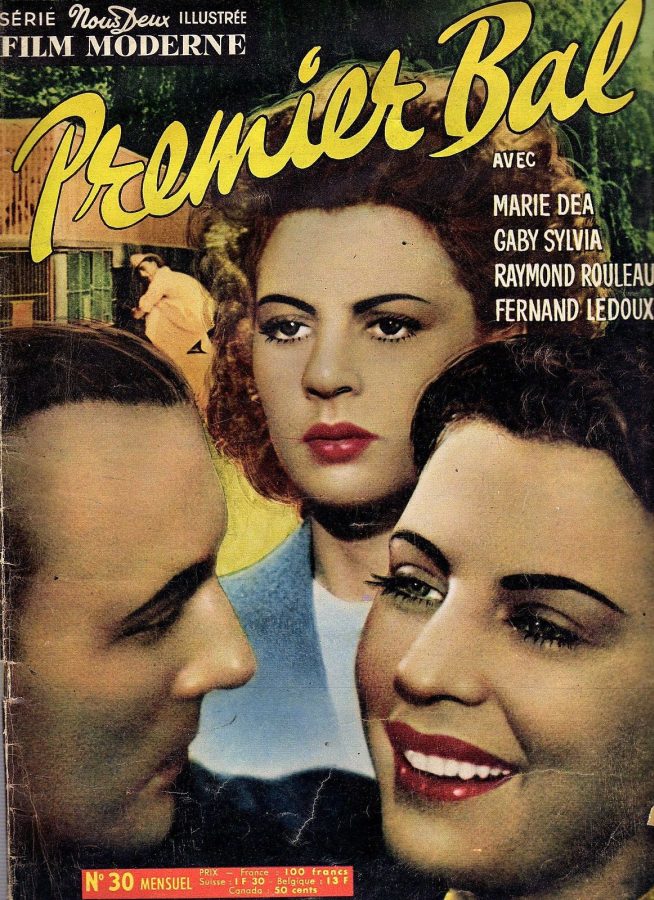 NOUS DEUX FILM MODERNE magazine side cover Issue 30 May 1959