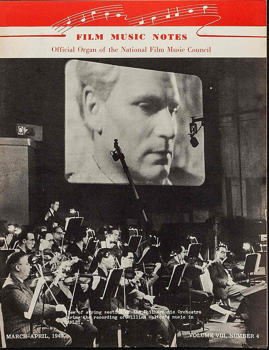 FILM MUSIC NOTES magazine side cover  Vol 8 # 4 March/April 1949