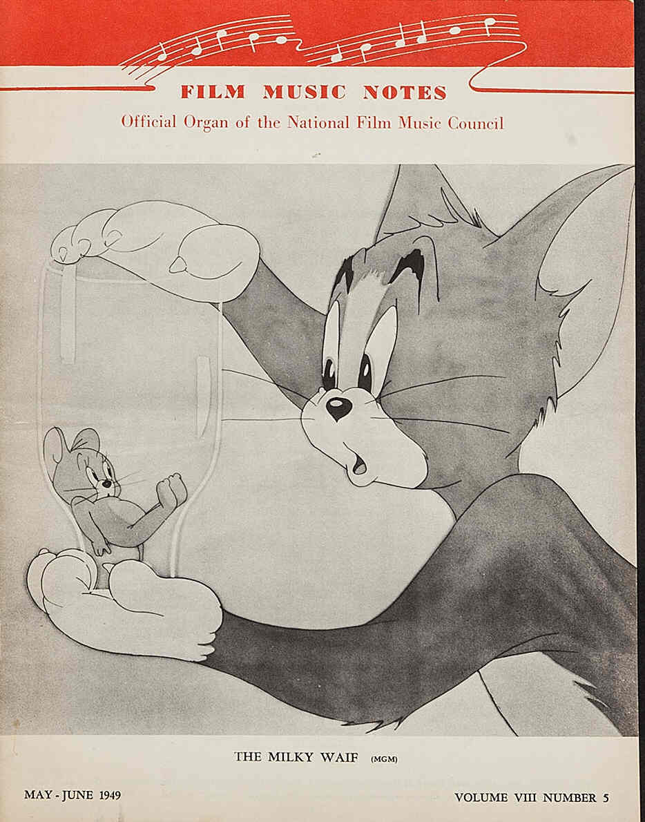 FILM MUSIC NOTES magazine side cover  Vol 8 # 5 June/July/August 1949