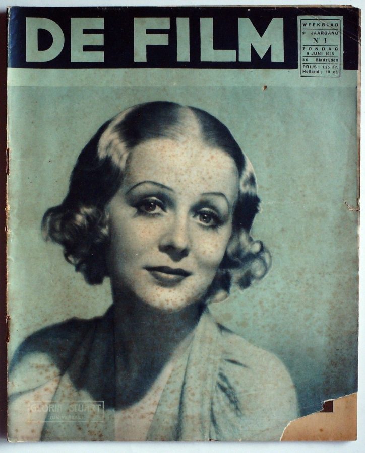 DE FILM magazine side cover 9 June 1935