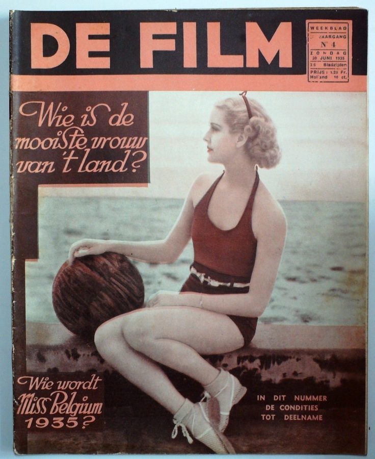 DE FILM magazine side cover 30 June 1935