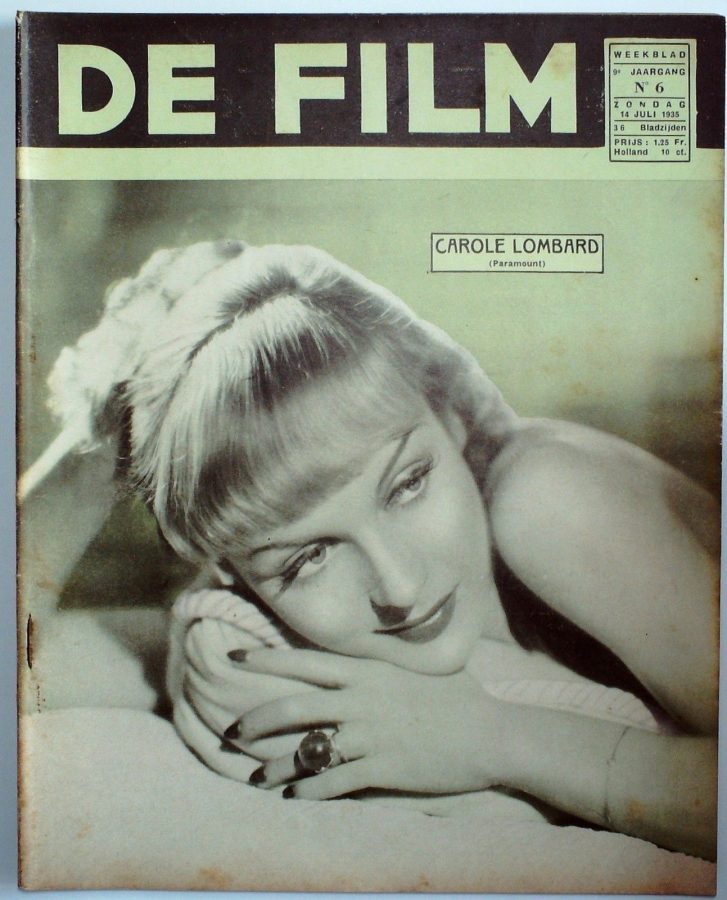 DE FILM magazine side cover 14 July 1935
