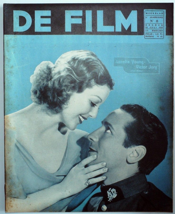 DE FILM magazine side cover 28 July 1935