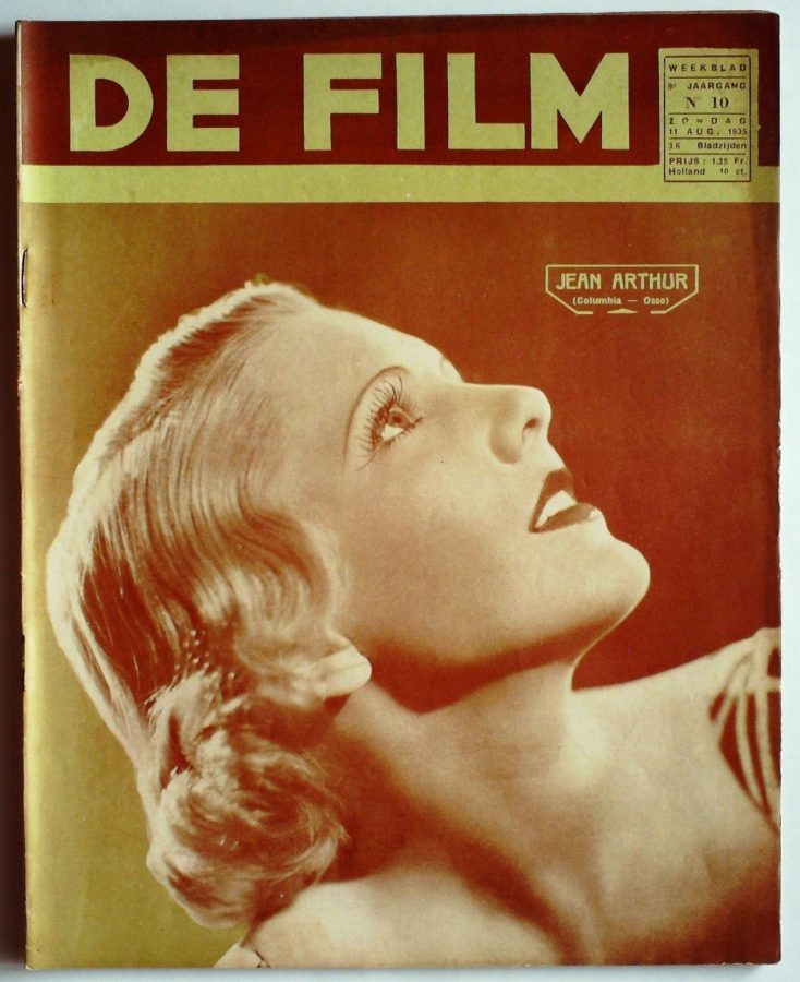 DE FILM magazine side cover 11 August 1935