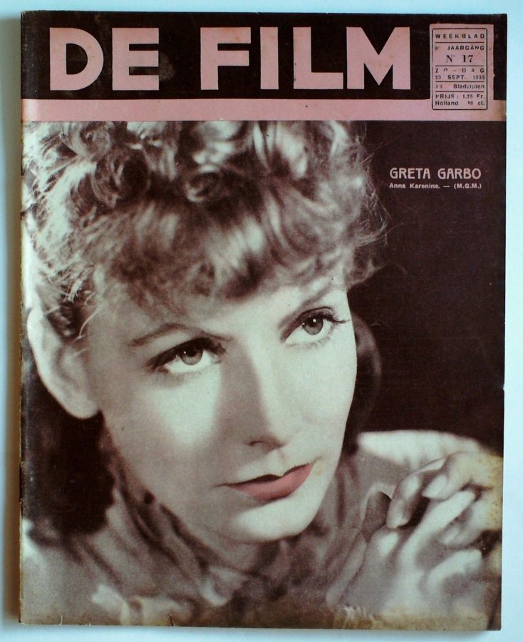 DE FILM magazine side cover 29 September 1935