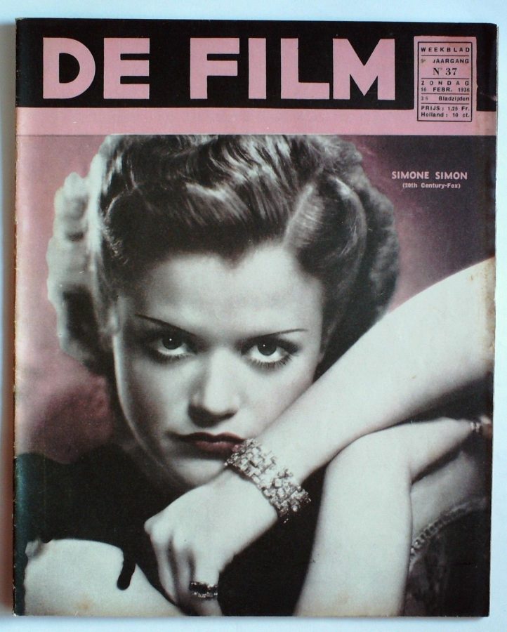 DE FILM magazine side cover 16 February 1936
