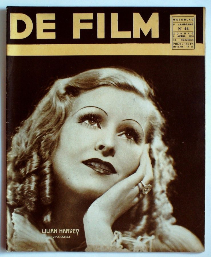 DE FILM magazine side cover 5 April 1936
