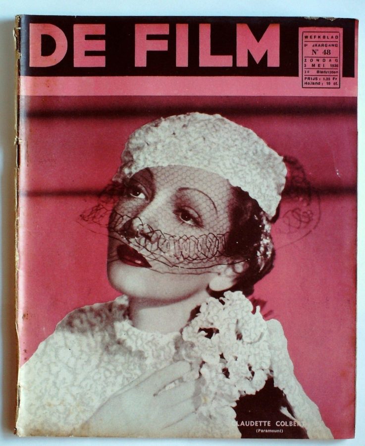 DE FILM magazine side cover 3 May 1936