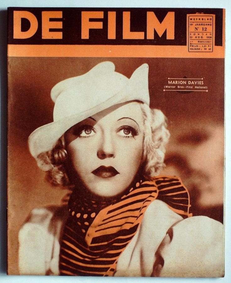 DE FILM magazine side cover 23 August 1936