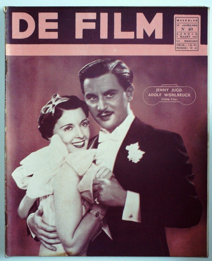 DE FILM magazine side cover 7 March 1937