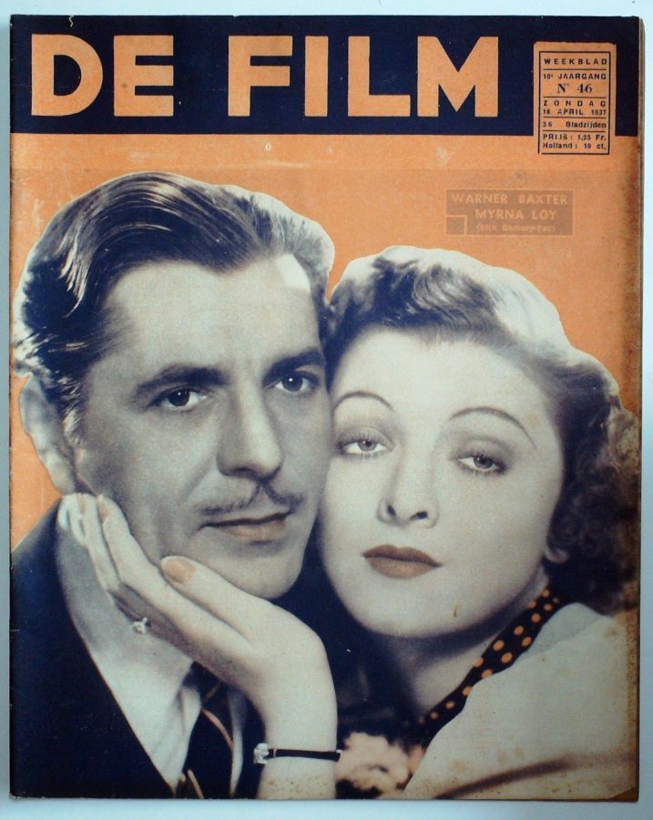 DE FILM magazine side cover 18 April 1937
