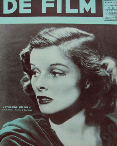DE FILM magazine side cover 13 June 1937
