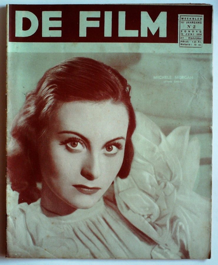 DE FILM magazine side cover 12 June 1938