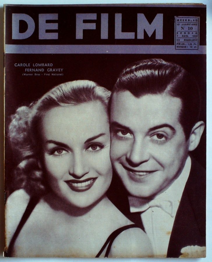 DE FILM magazine side cover 7 August 1938